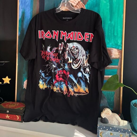 Iron Maiden The Number Of The Beast 666 ~ Black T-Shirt Size Large - Picture 13 of 14